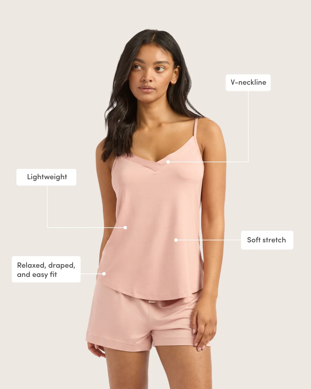 Airy Sleep Set - Dusty Pink - Image 2