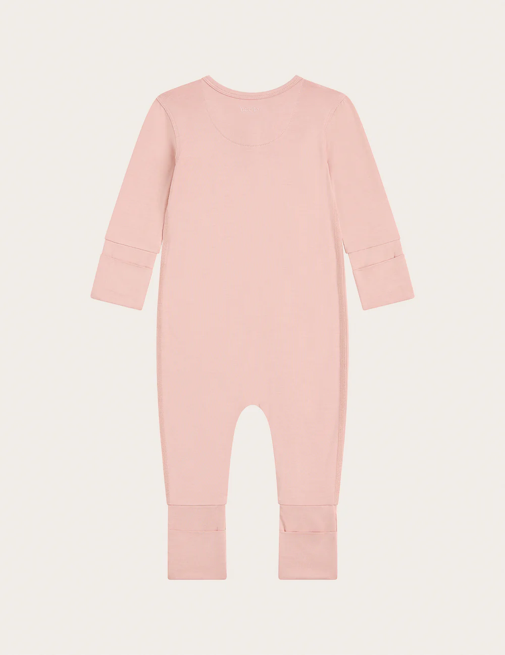 Baby Long Sleeve Romper - Dusty Pink - Image 2