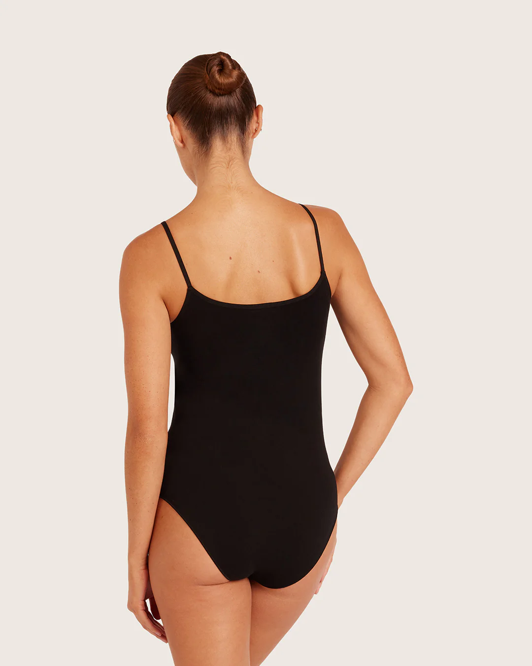 Base Layer Cami Bodysuit - Black - Image 3