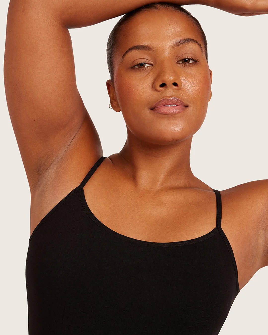 Base Layer Cami Bodysuit - Black - Image 7