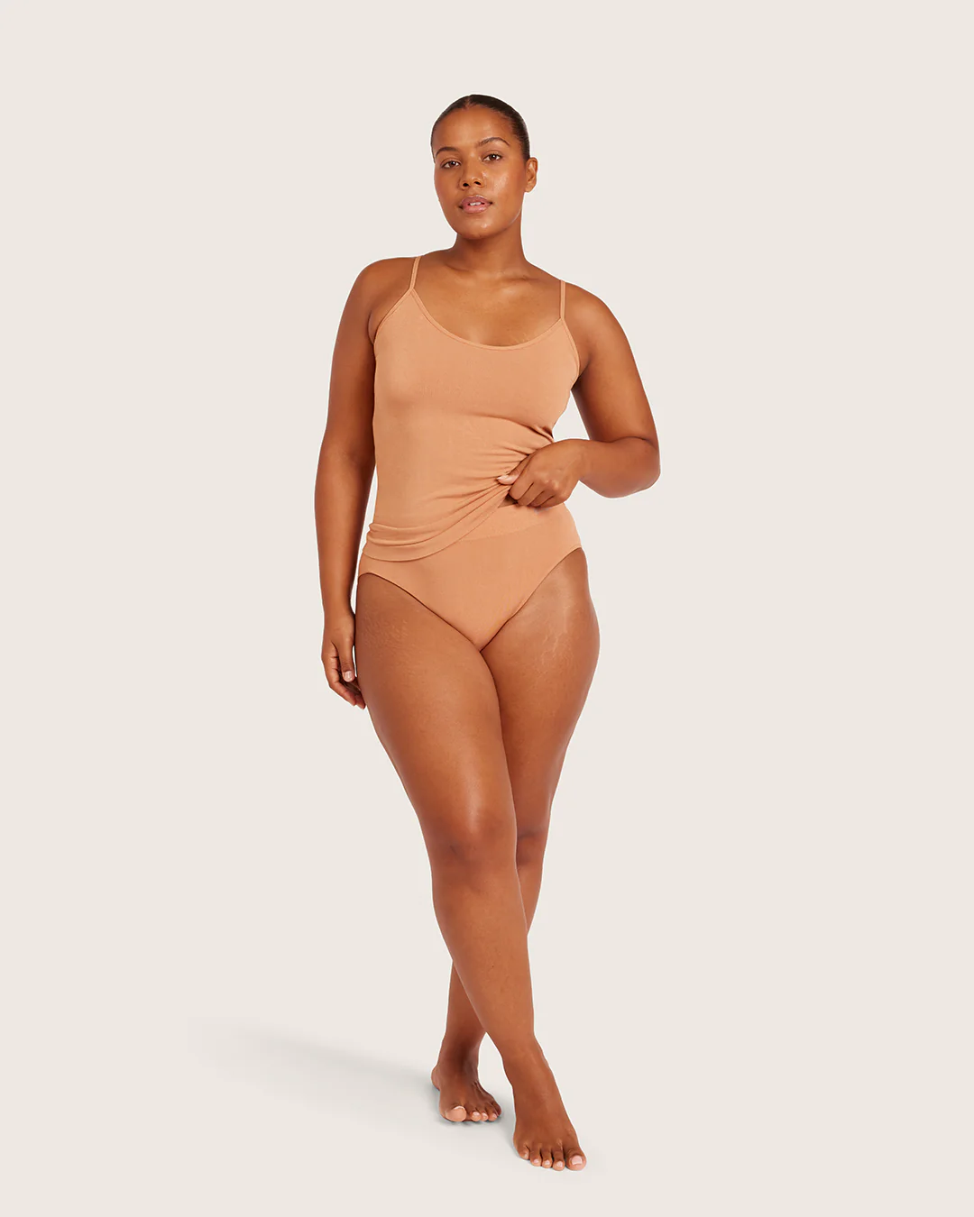 Base Layer Cami Top - Dune - Image 8