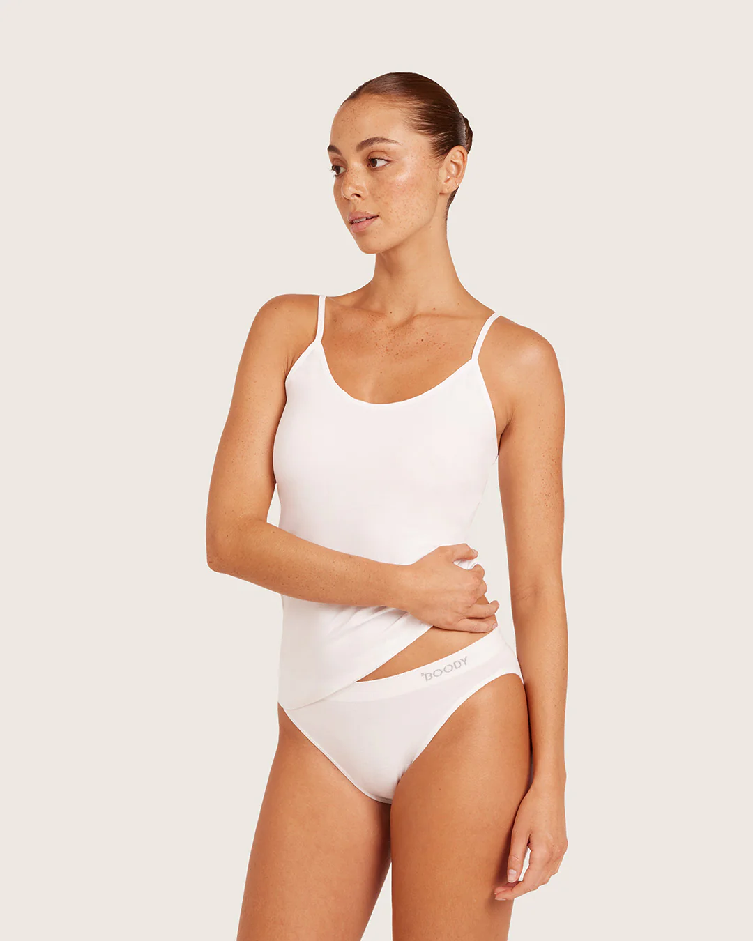 Base Layer Cami Top - White - Image 2