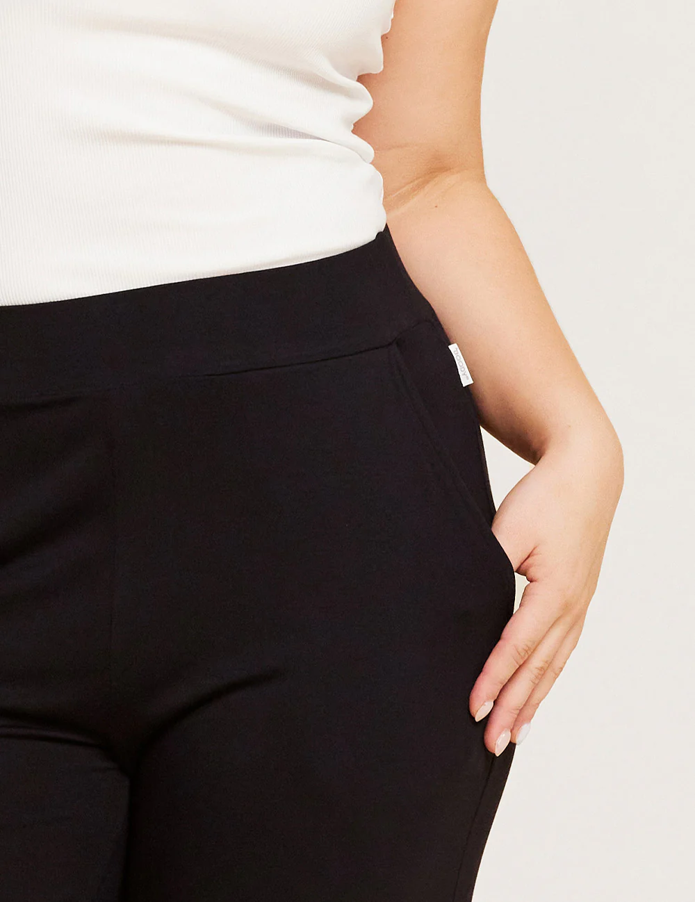 Downtime Wide Leg Lounge Pants - Black - Image 14