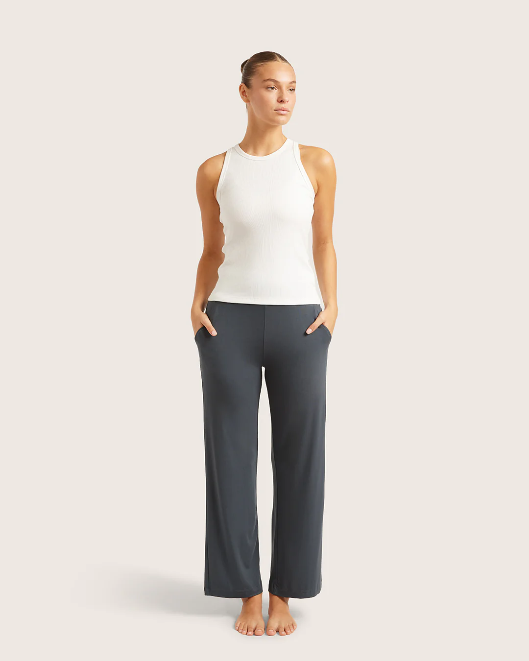 Downtime Wide Leg Lounge Pants - Storm - Image 4