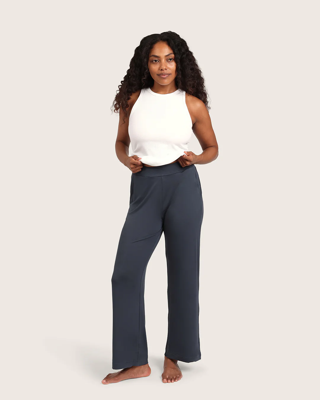 Downtime Wide Leg Lounge Pants - Storm - Image 9