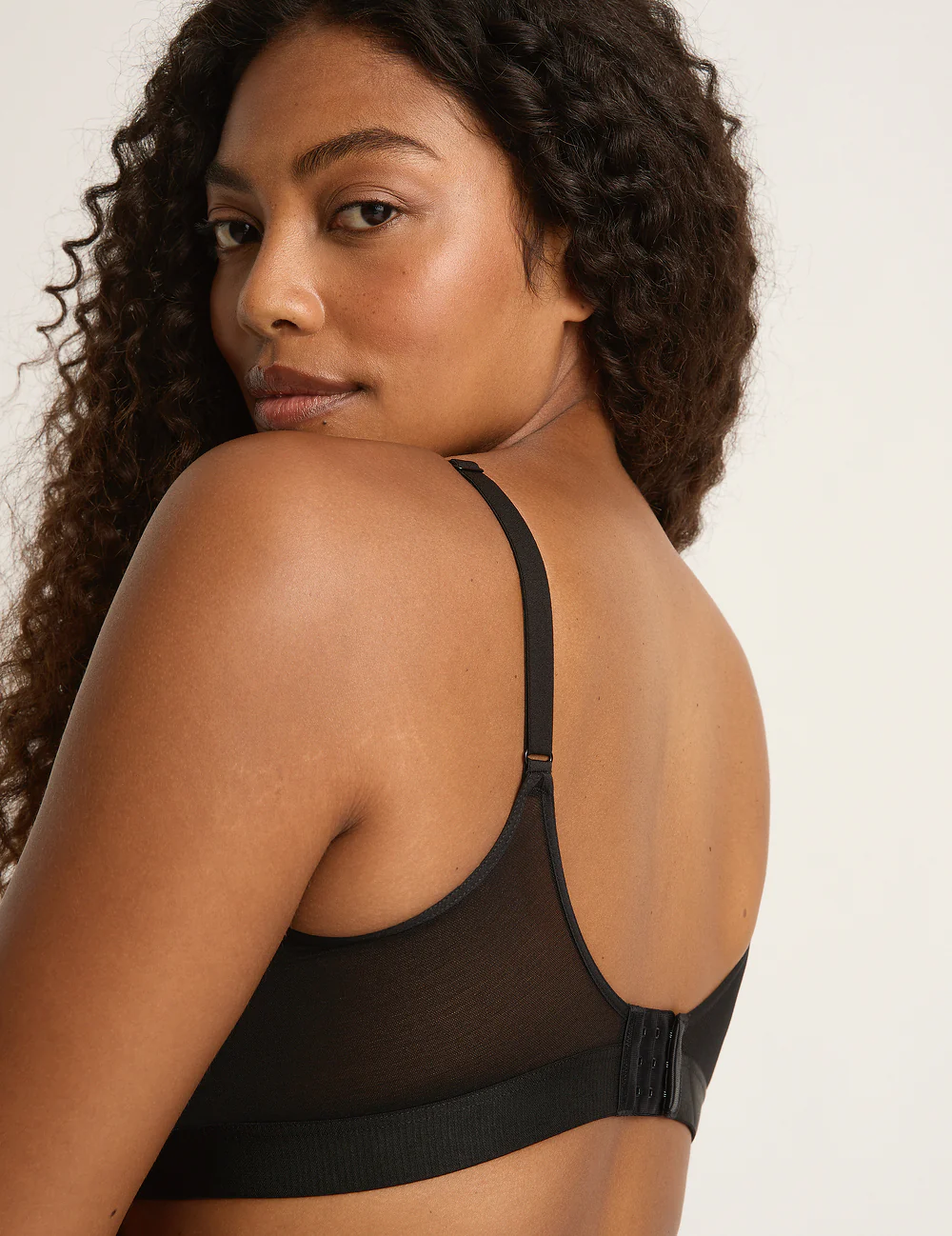 FreeMesh Full Bust Wireless Bra - Black - Image 7