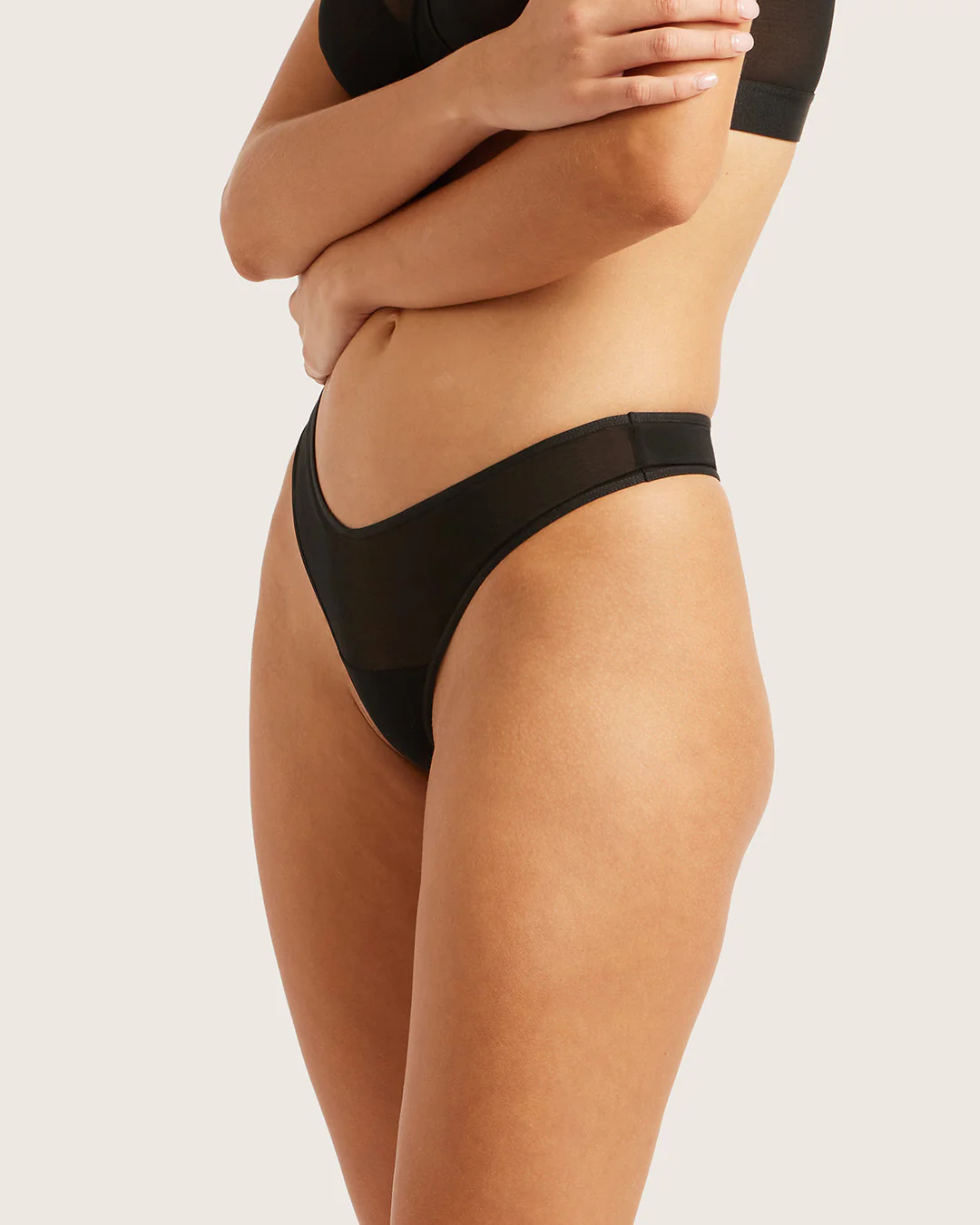 FreeMesh G-String - Black - Image 3
