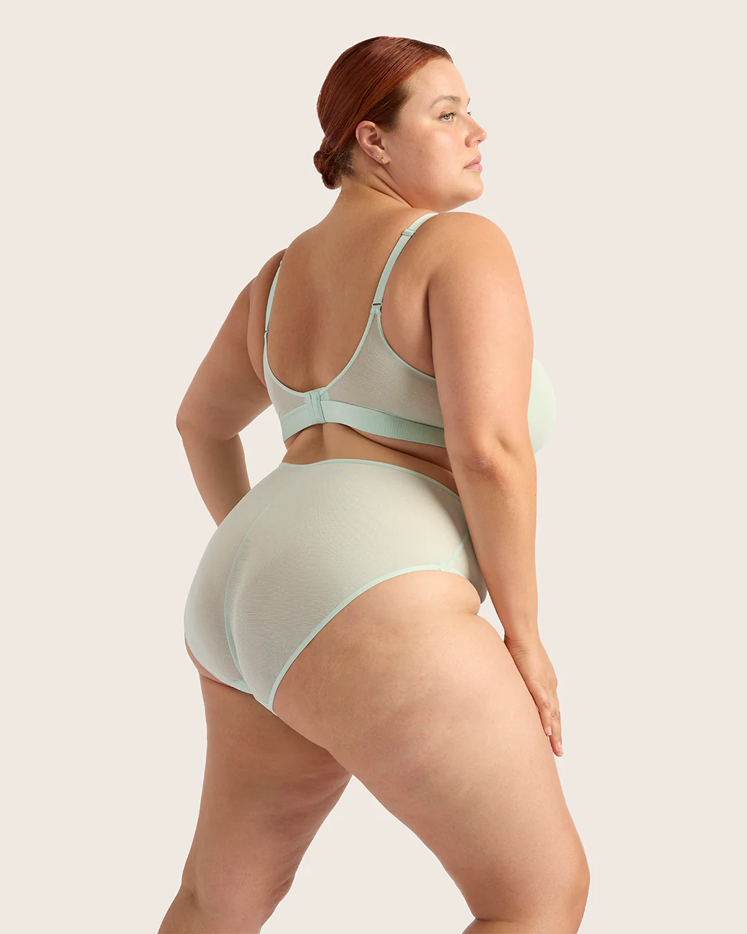 FreeMesh High-Cut Full Briefs - Mint - Image 11