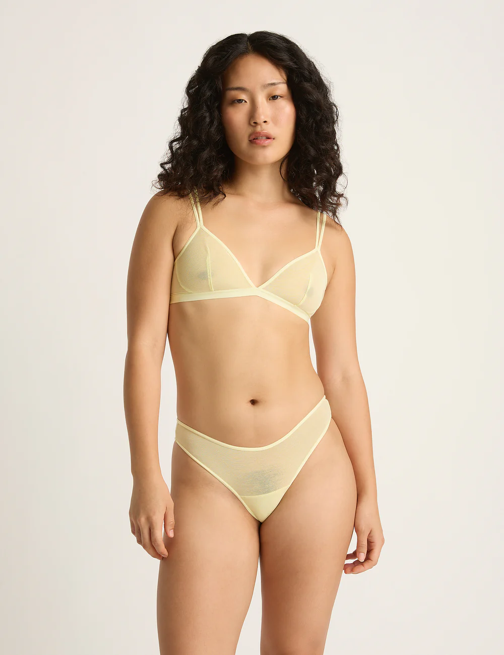 FreeMesh Triangle Bralette - Lemon - Image 6