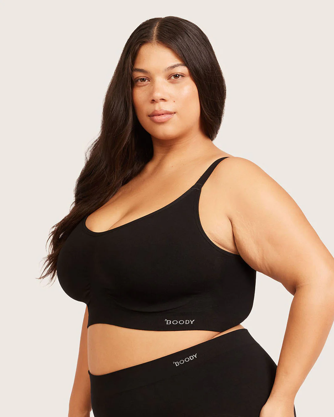 Full Bust Wireless Bra - Black - Image 14
