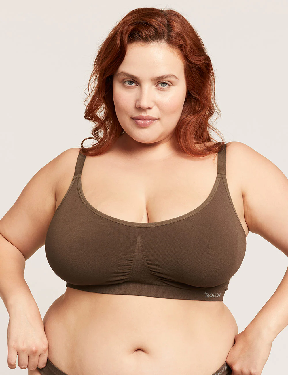 Full Bust Wireless Bra - Clove - Image 5