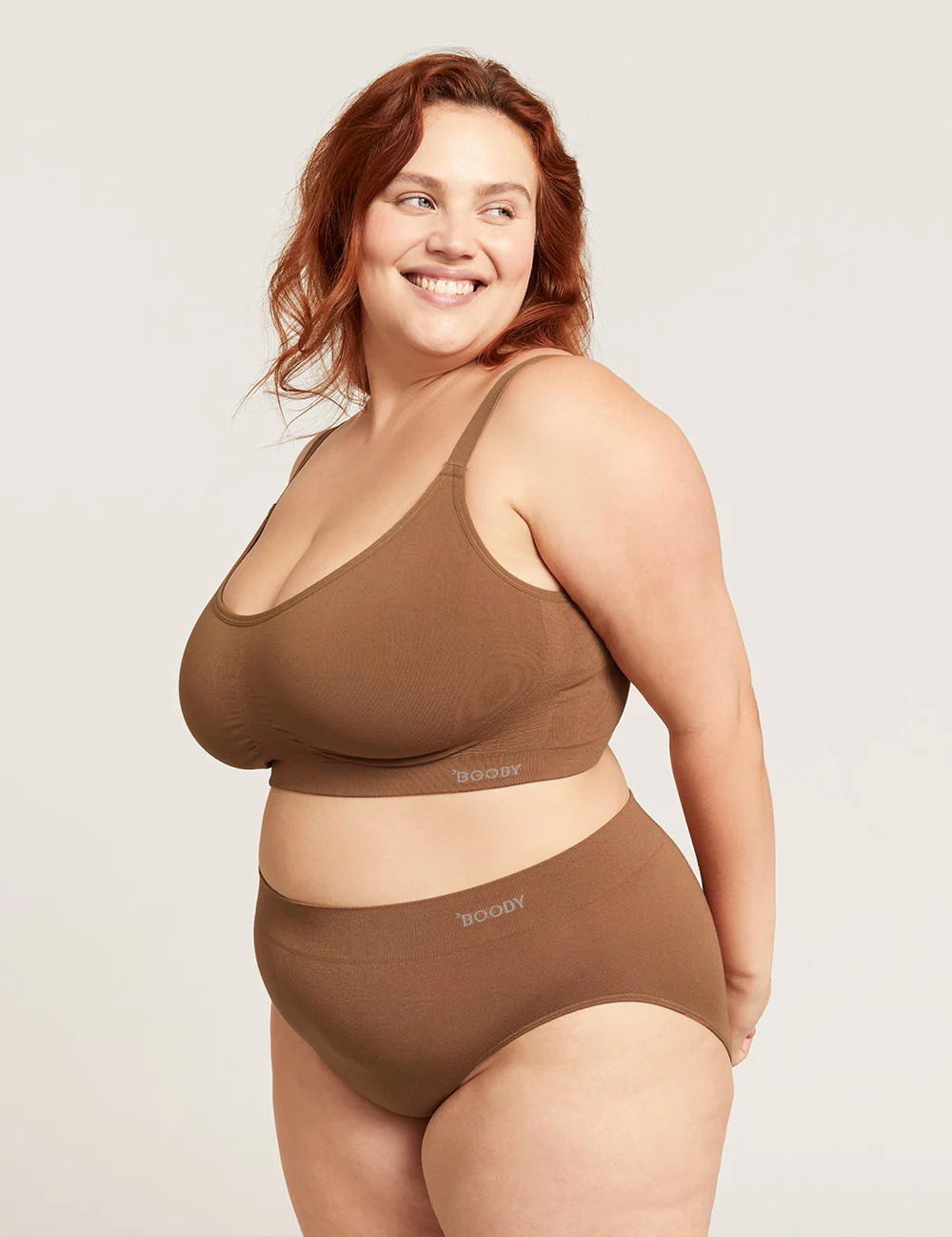 Full Bust Wireless Bra - Maple - Image 14