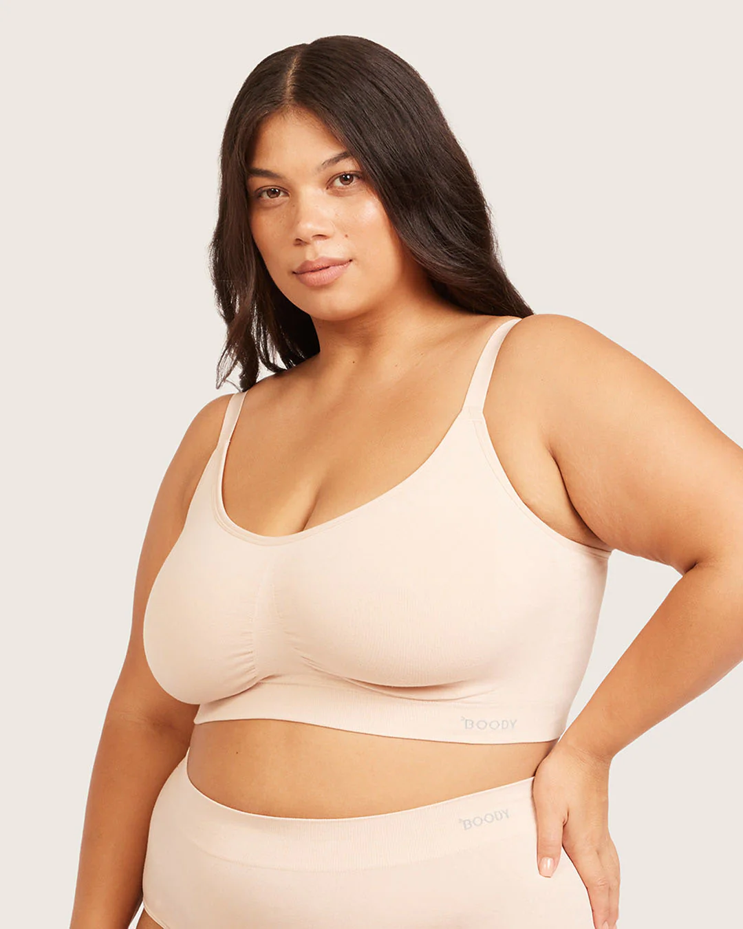 Full Bust Wireless Bra - Shell - Image 14