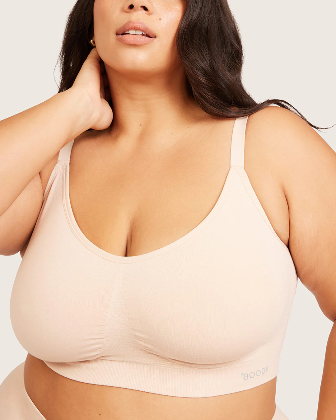 Full Bust Wireless Bra - Shell - Image 16