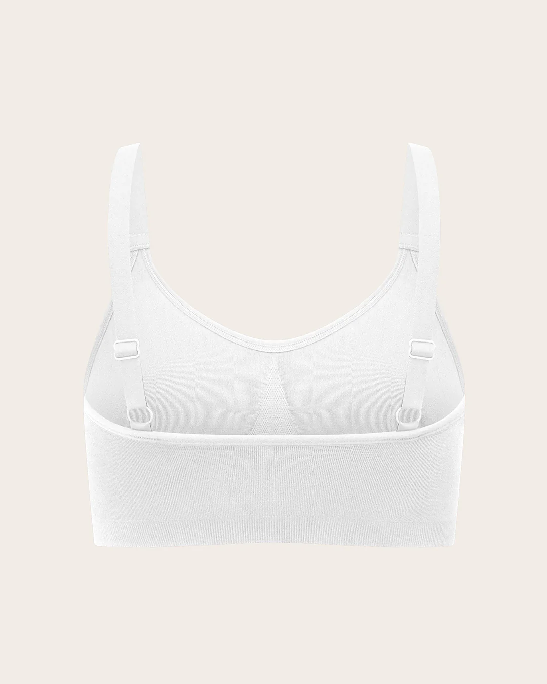 Full Bust Wireless Bra - White - Image 12