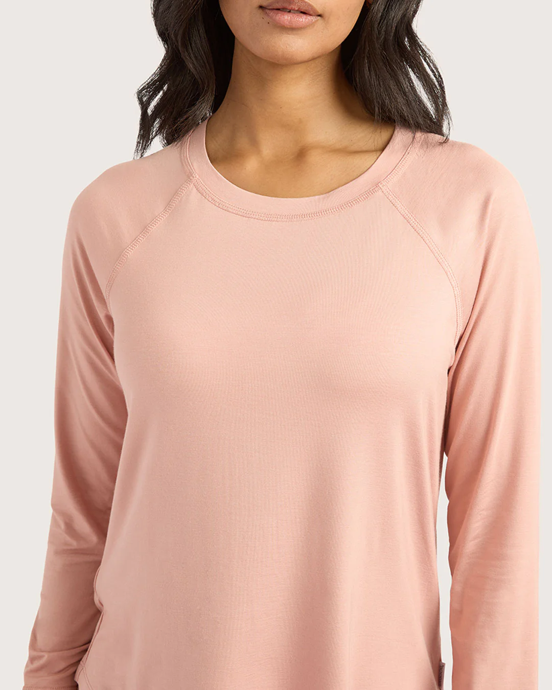 Goodnight Raglan Sleep Top - Dusty Pink - Image 11