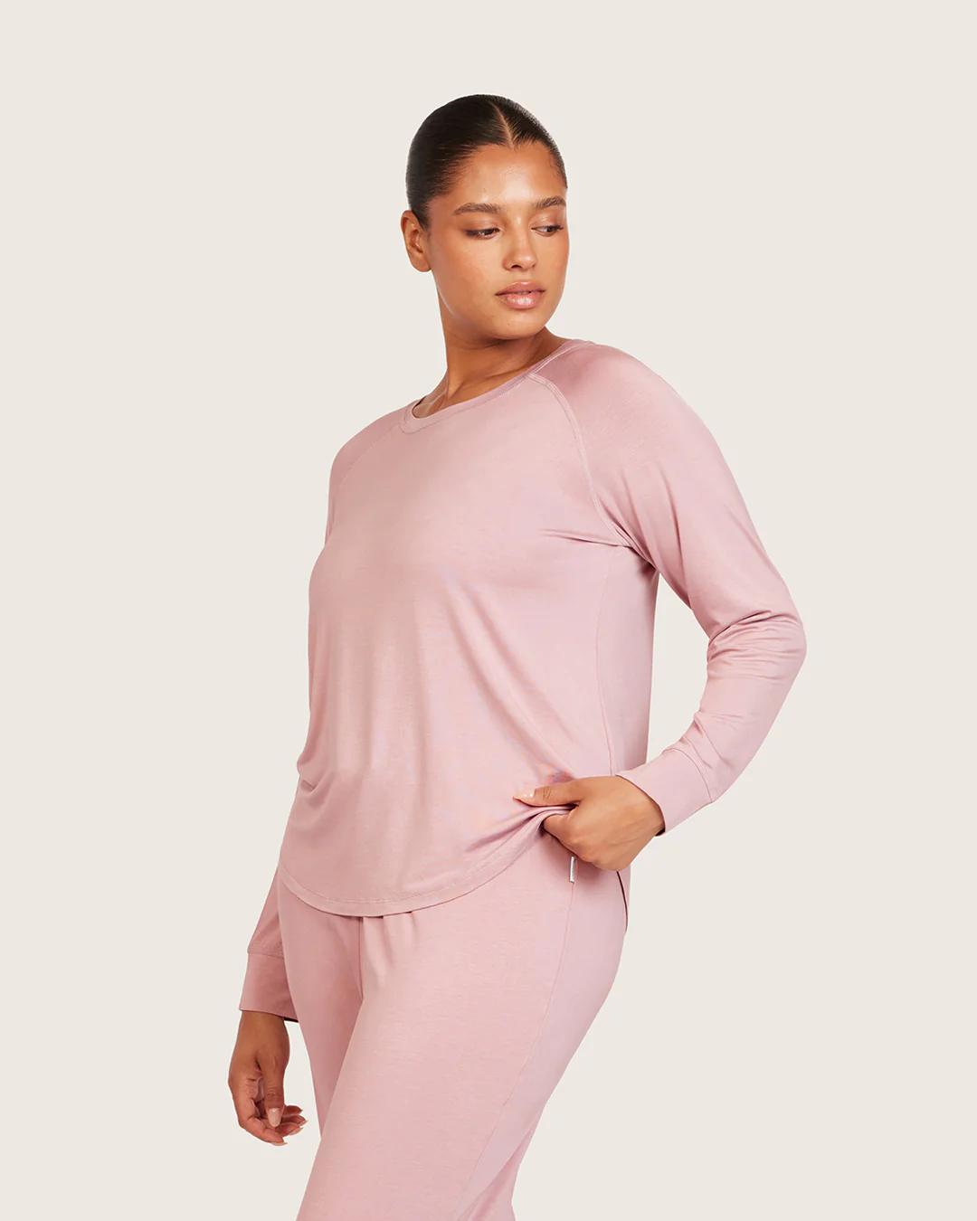 Goodnight Raglan Sleep Top - Lilac - Image 11