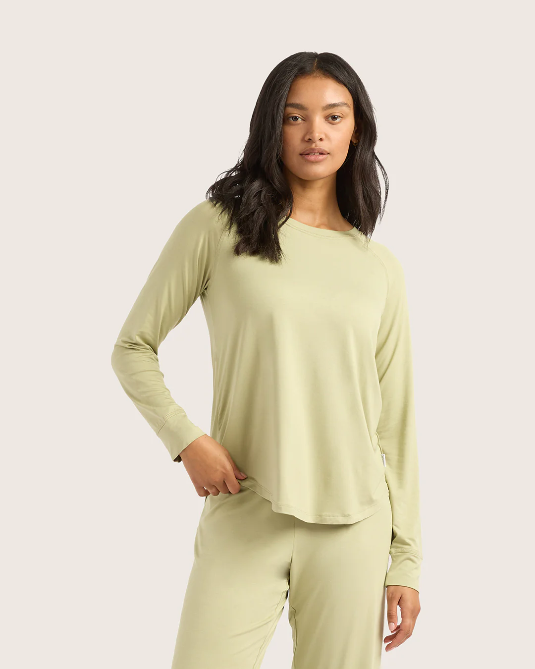 Goodnight Raglan Sleep Top - Sage - Image 7