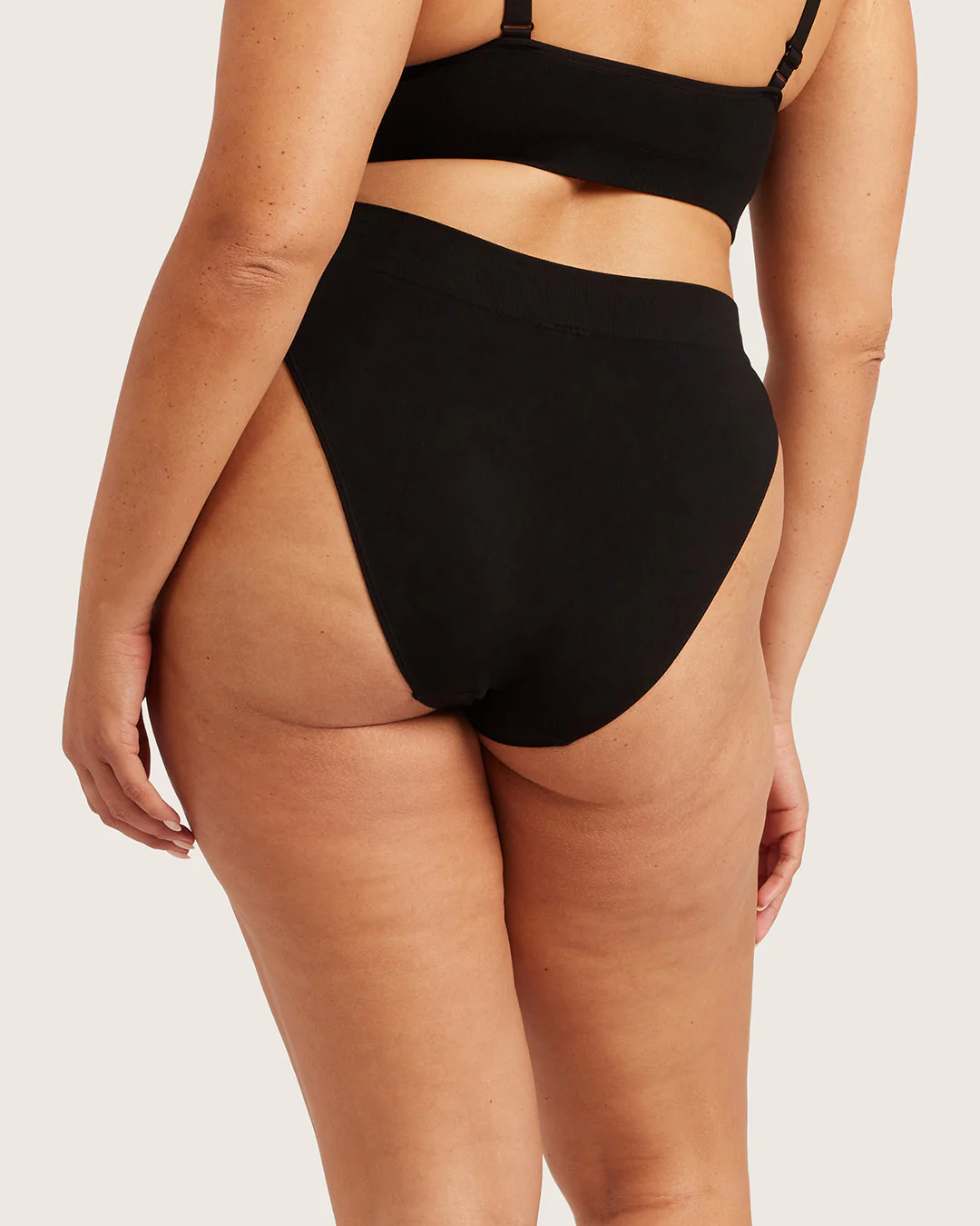 High Cut Full Briefs - Black - Image 13