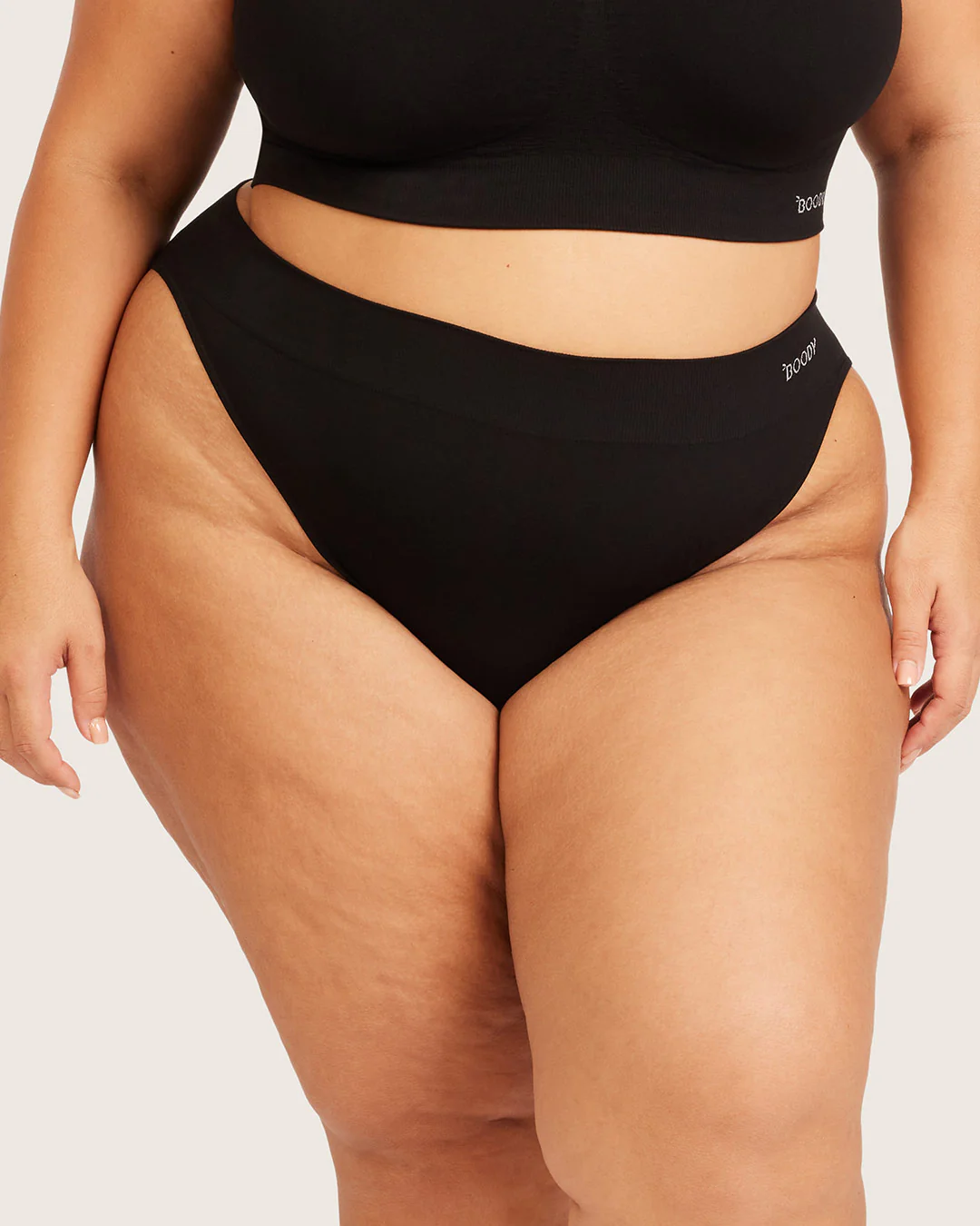 High Cut Full Briefs - Black - Image 14