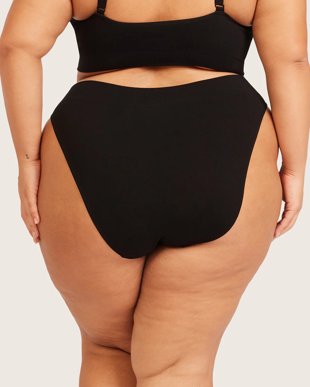 High Cut Full Briefs - Black - Image 16