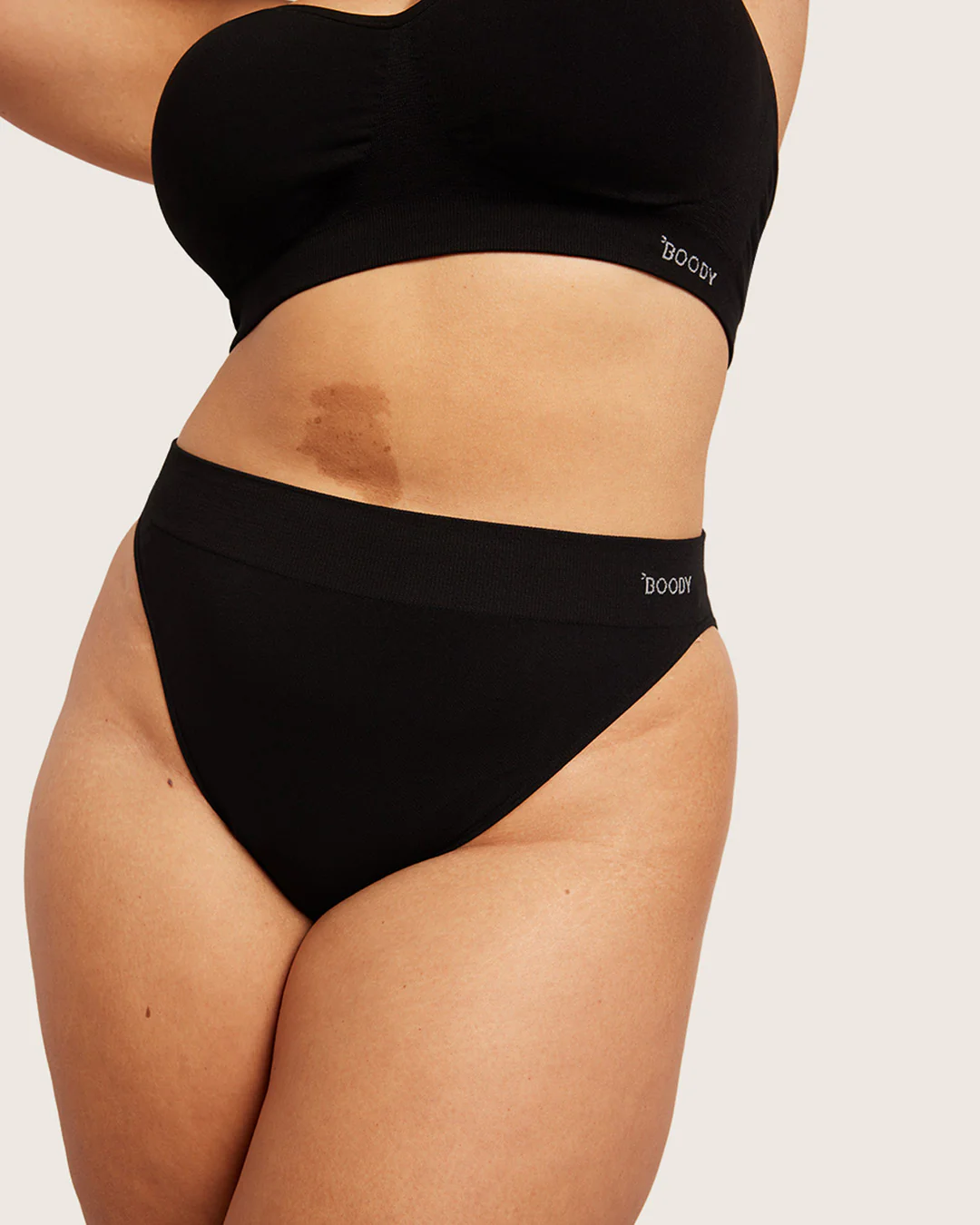 High Cut Full Briefs - Black - Image 30