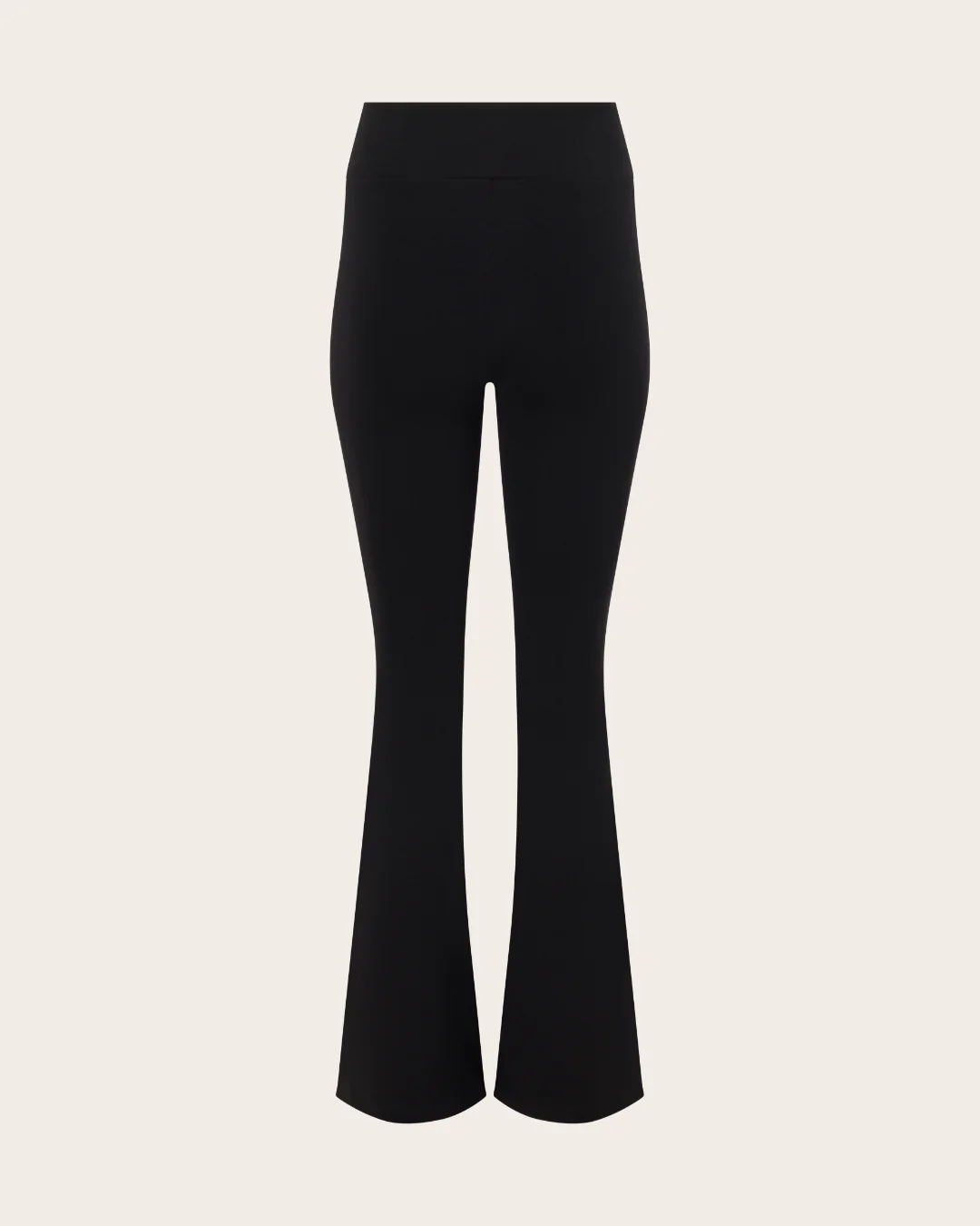 High Waist Flare Pants - Regular - Black - Image 20
