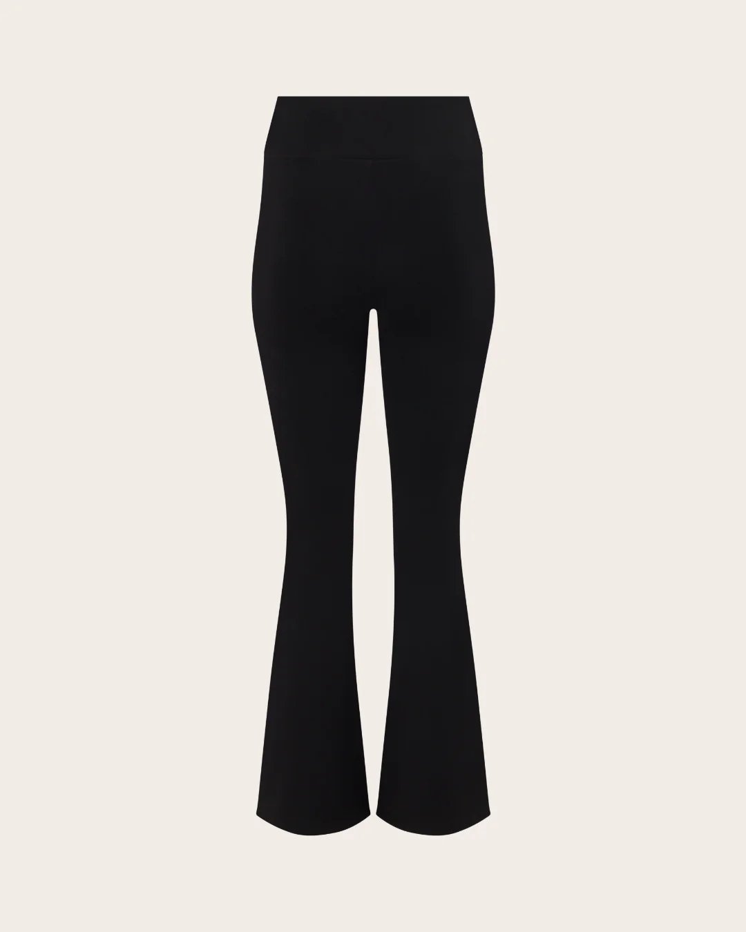 High Waist Flare Pants - Regular - Black - Image 24