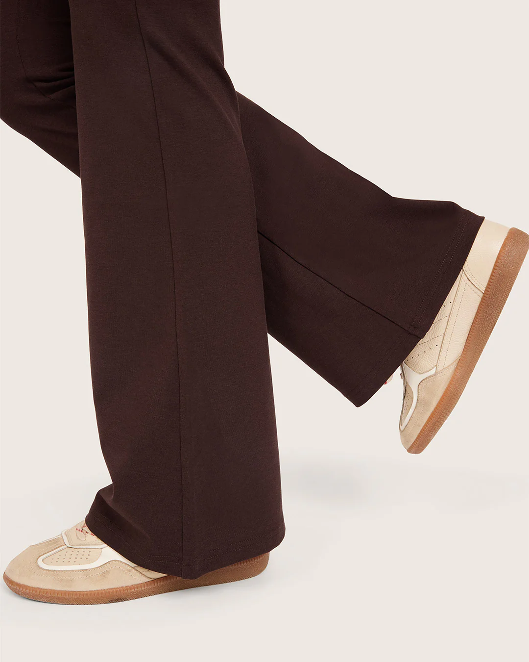 High Waist Flare Pants - Regular - Carob - Image 5