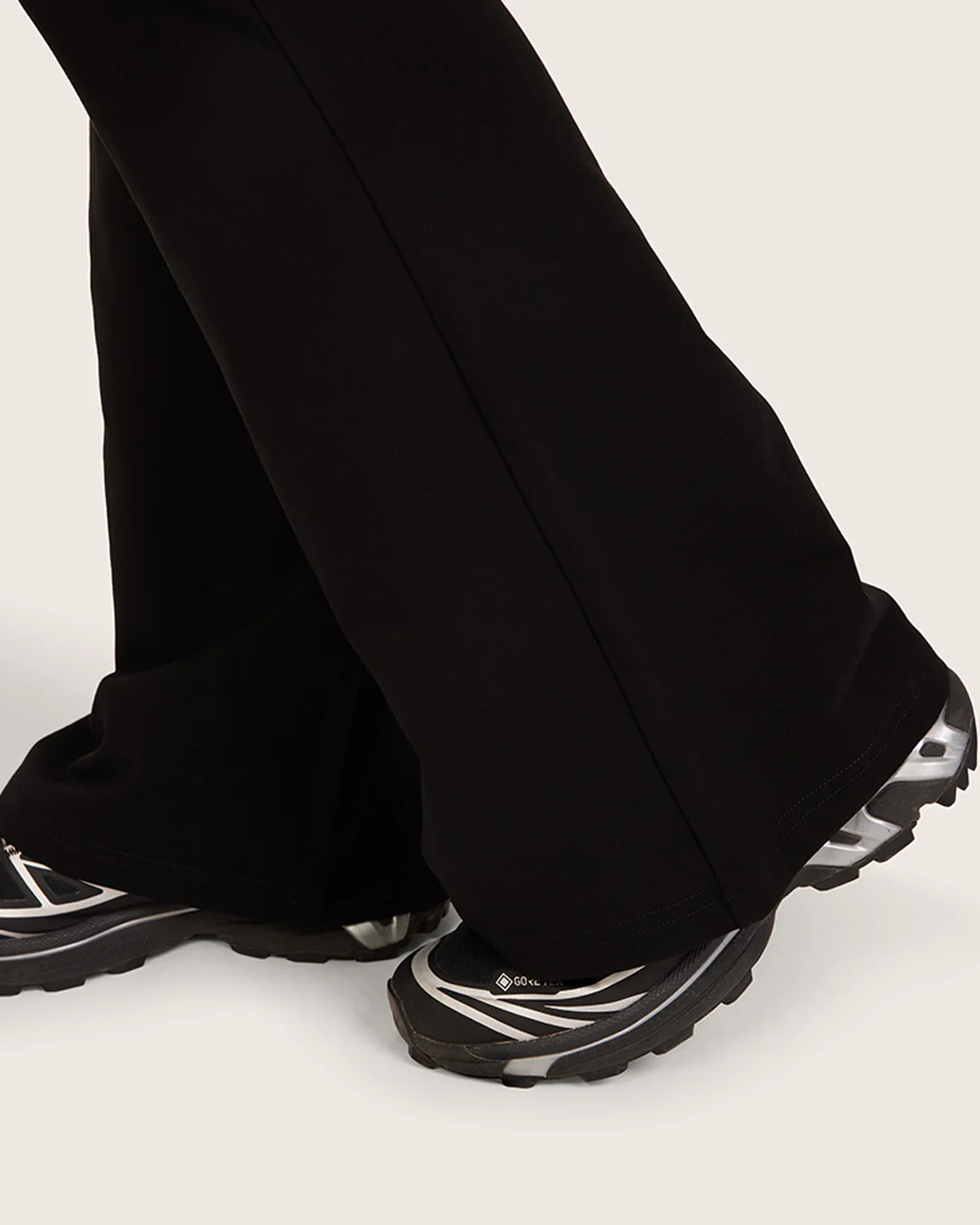 High Waist Flare Pants - Short - Black - Image 12