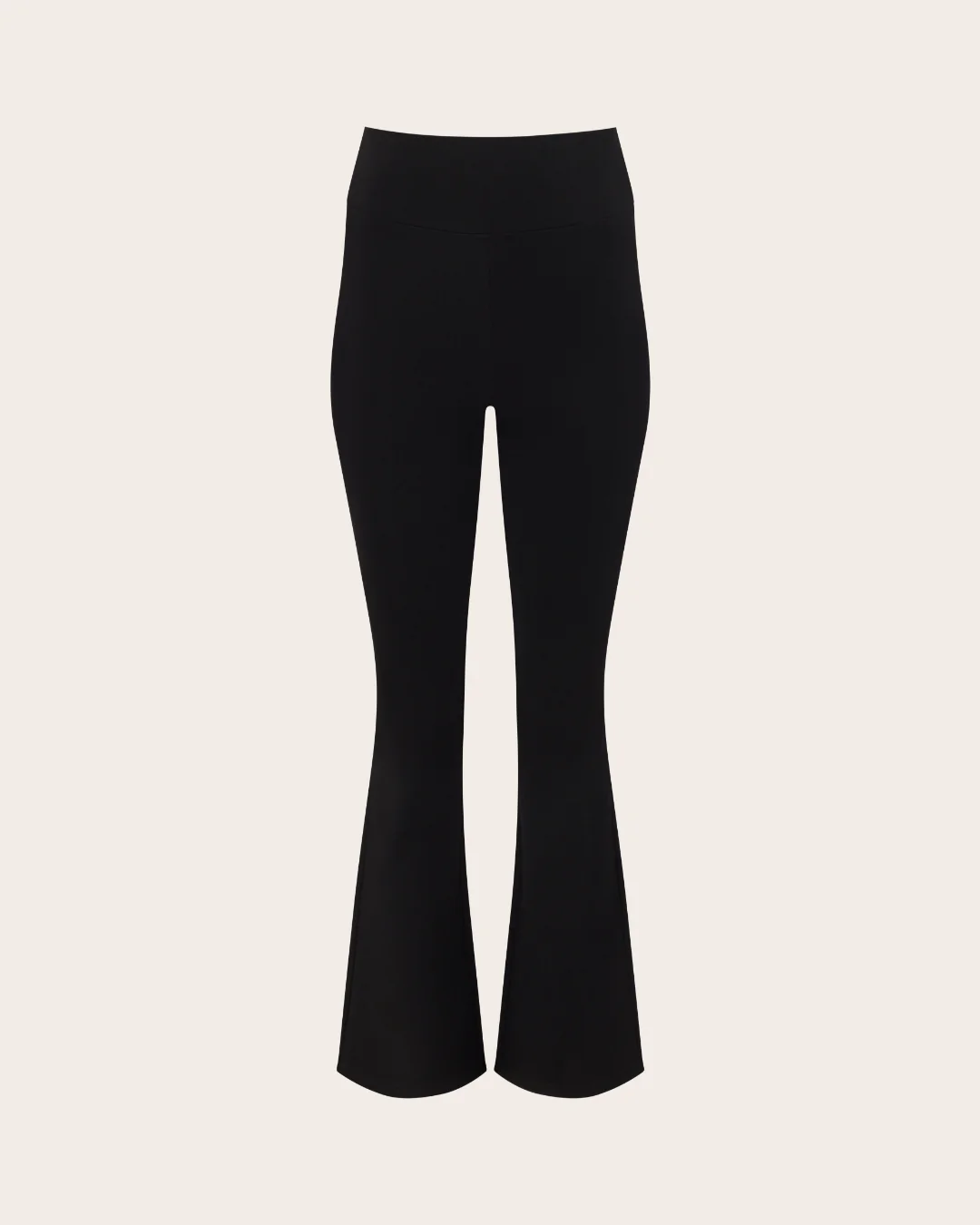 High Waist Flare Pants - Short - Black - Image 16