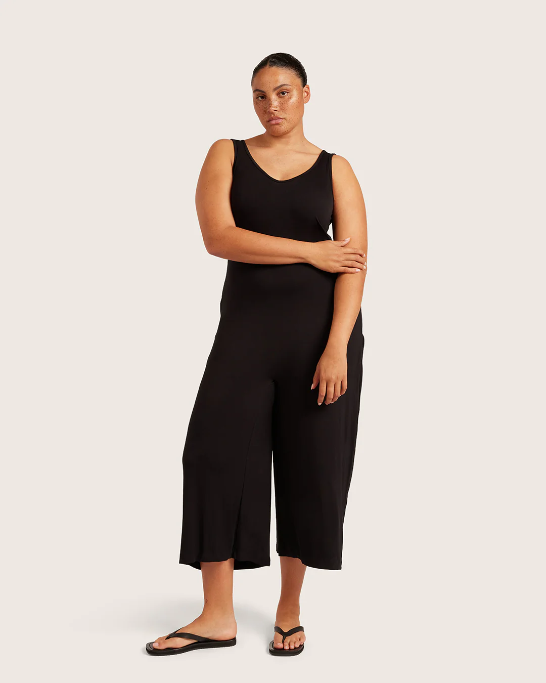 Long Jumpsuit - Black - Image 16
