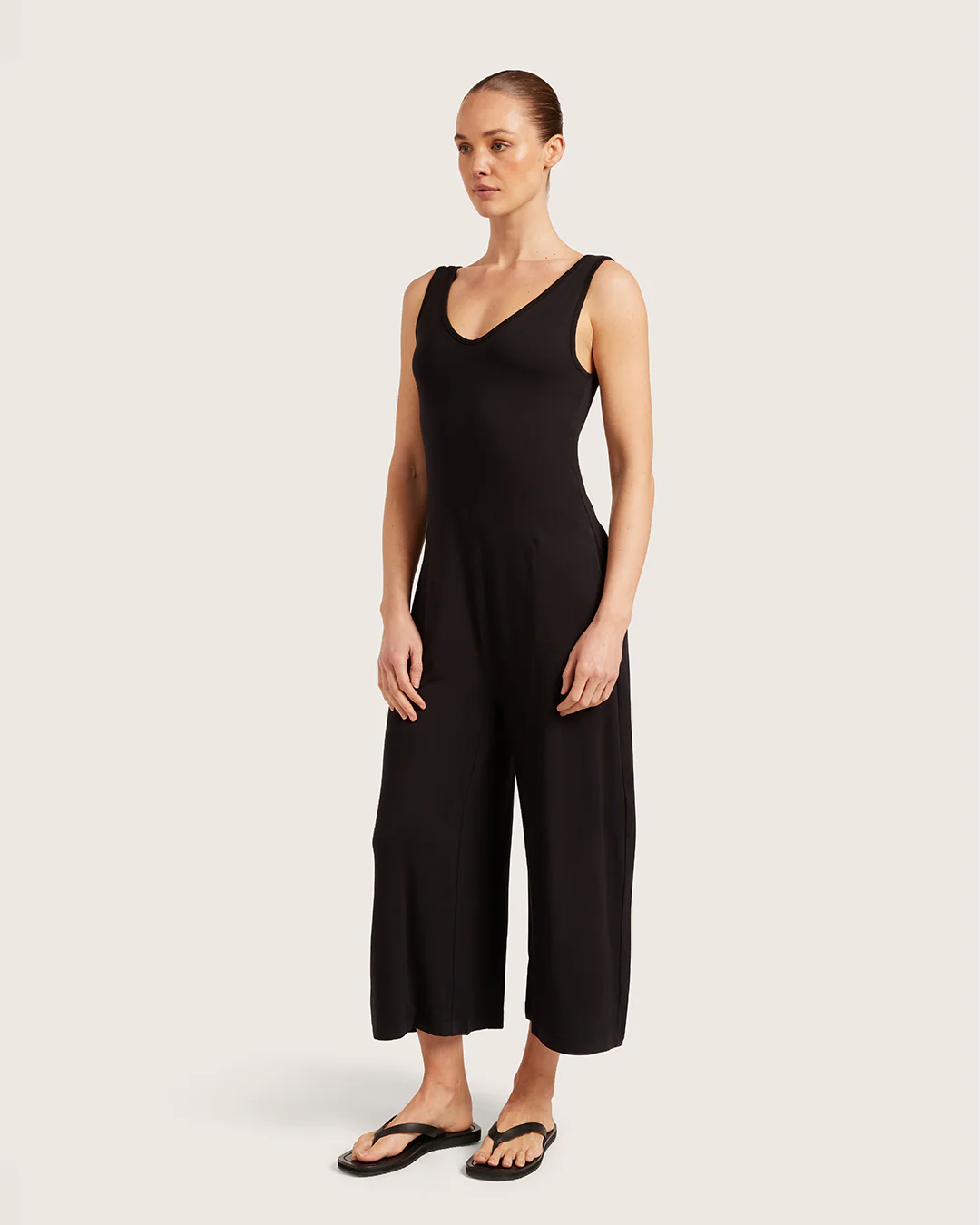 Long Jumpsuit - Black - Image 3