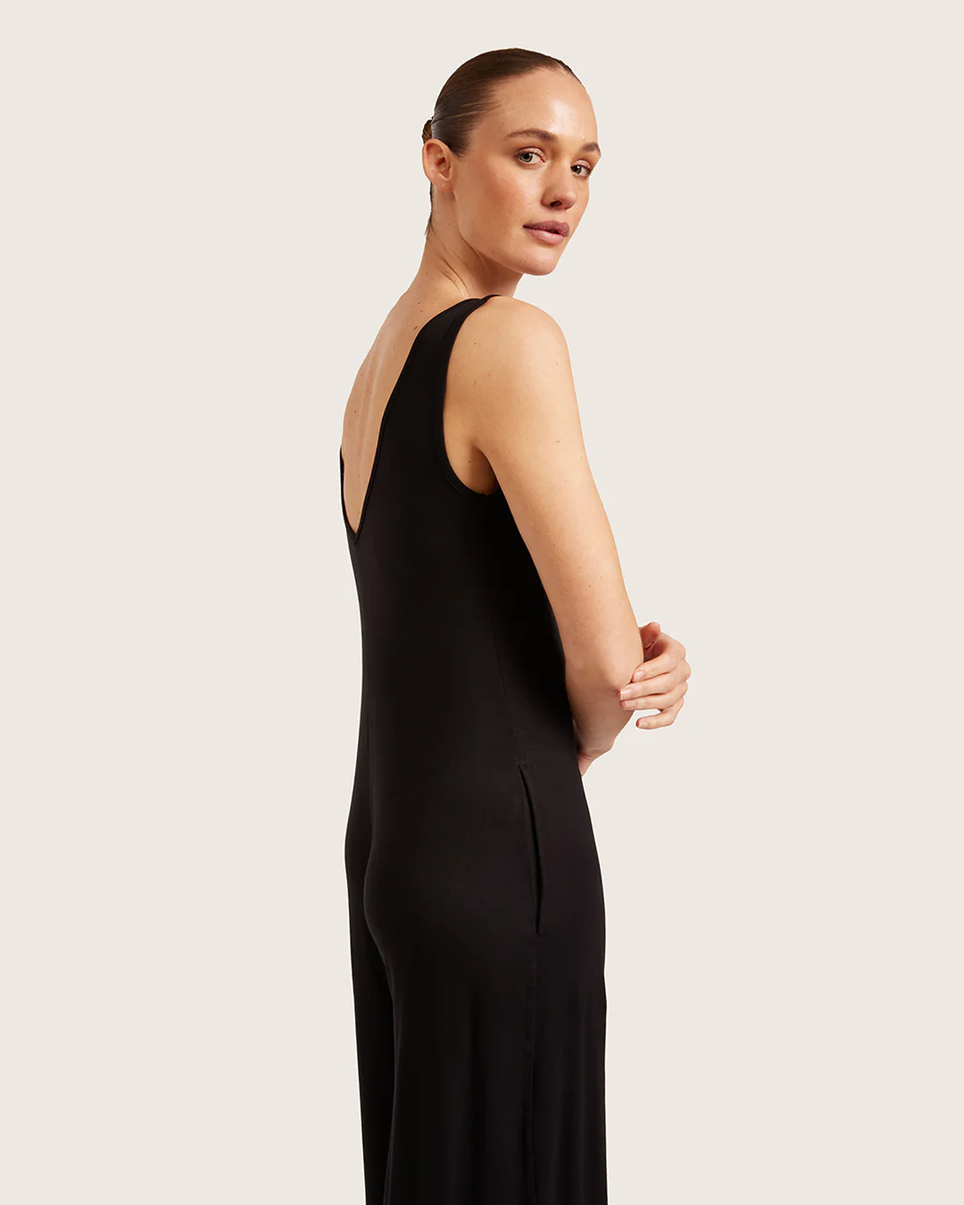 Long Jumpsuit - Black - Image 6