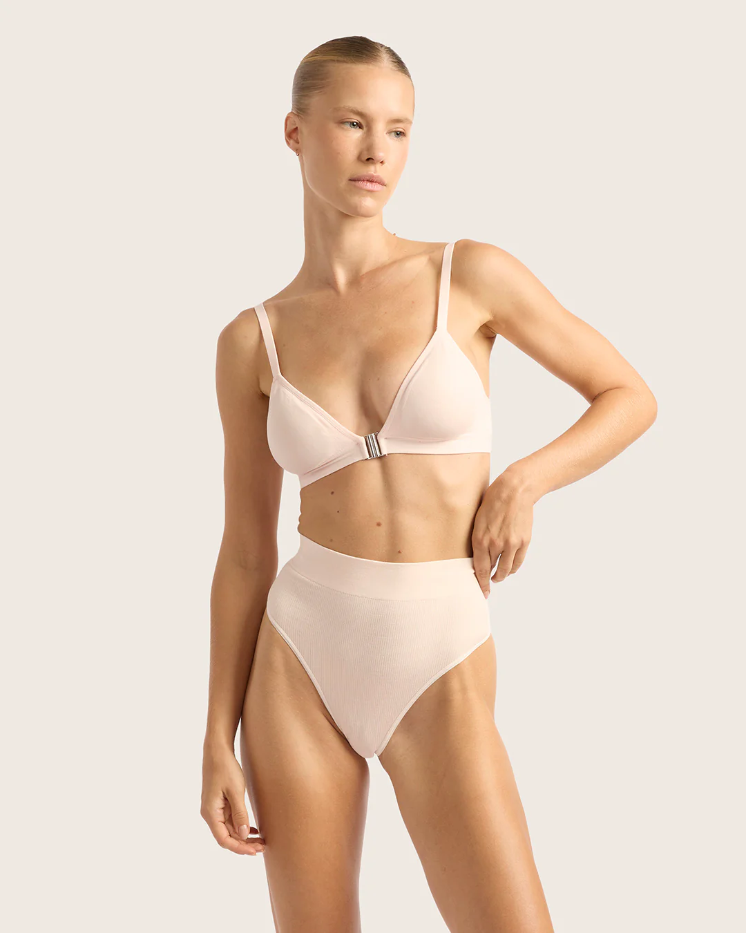 LYOLYTE High Waist G-String - Powder Pink - Image 5