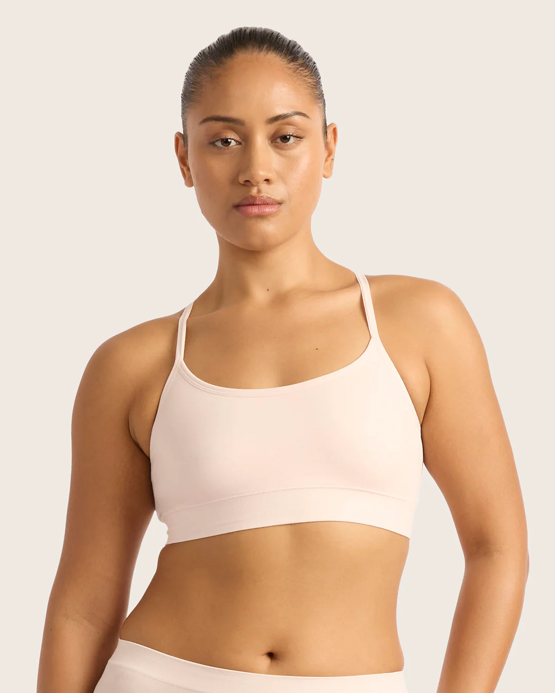 LYOLYTE Racerback Bralette - Powder Pink - Image 6