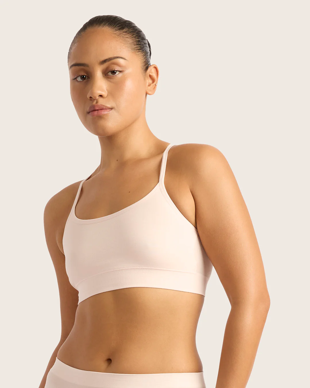 LYOLYTE Racerback Bralette - Powder Pink - Image 8