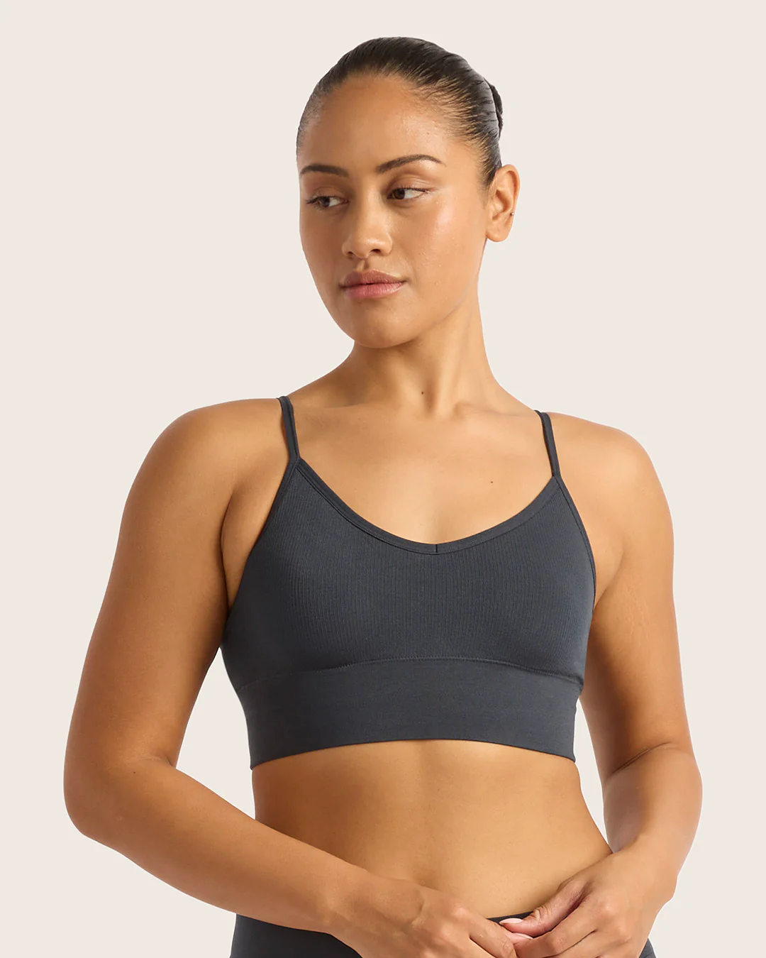 LYOLYTE Ribbed Low Back Bralette - Storm - Image 6