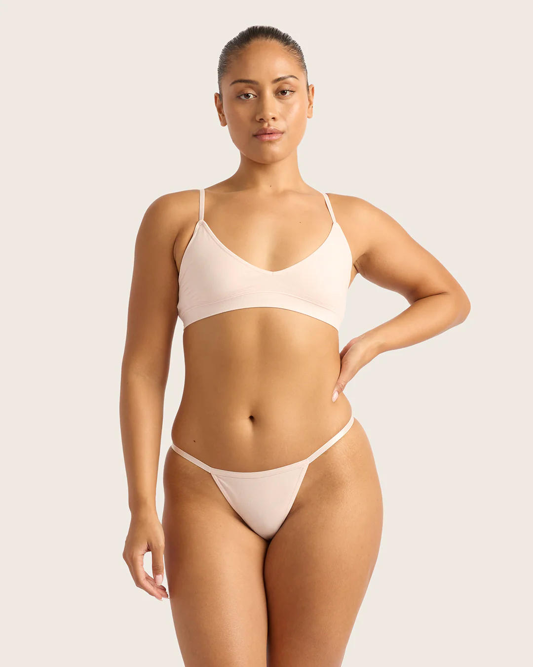 LYOLYTE Thin G-String - Powder Pink - Image 11