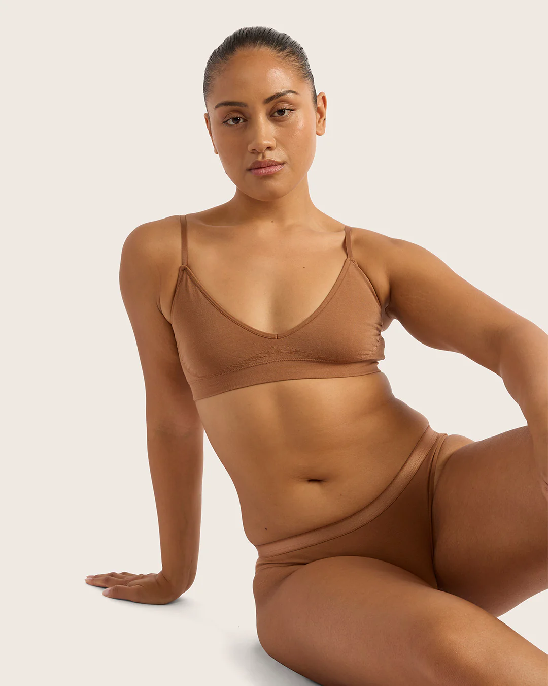 LYOLYTE Triangle Bralette - Maple - Image 10