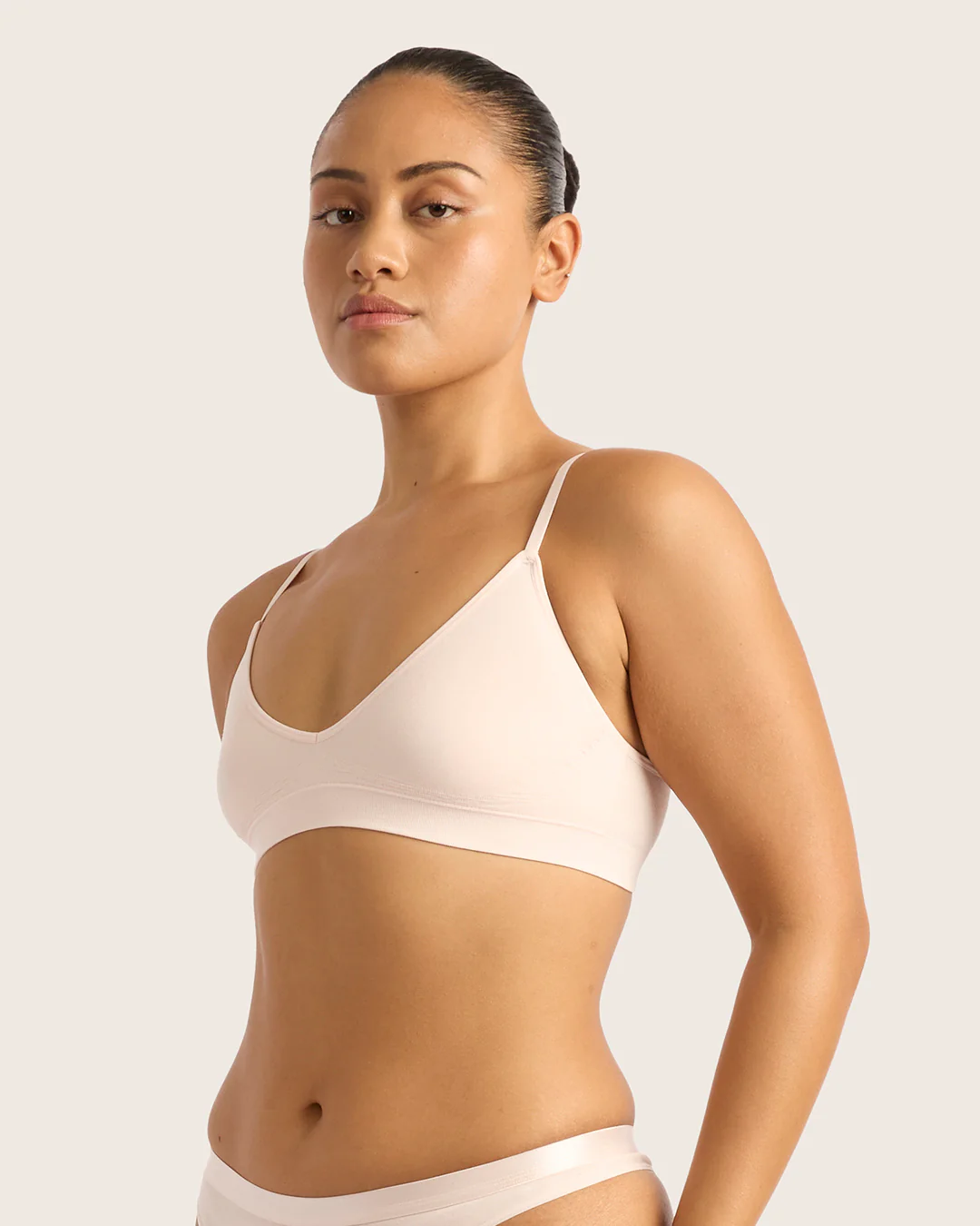 LYOLYTE Triangle Bralette - Powder Pink - Image 8