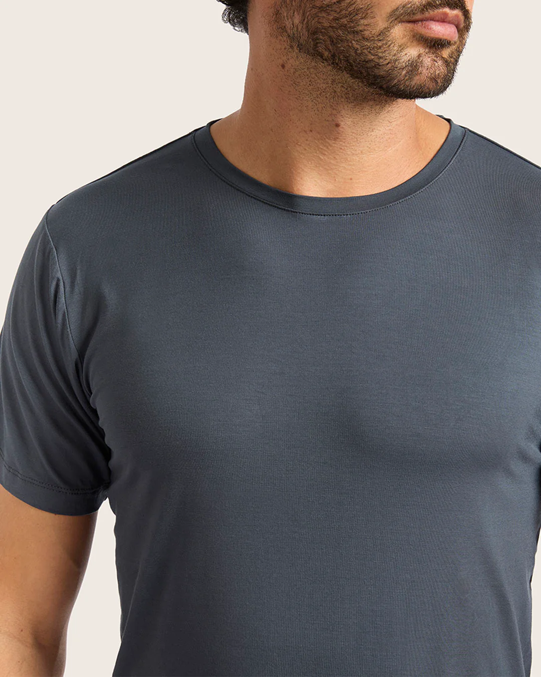 Men's Base Layer Crew Neck T-Shirt - Storm - Image 4