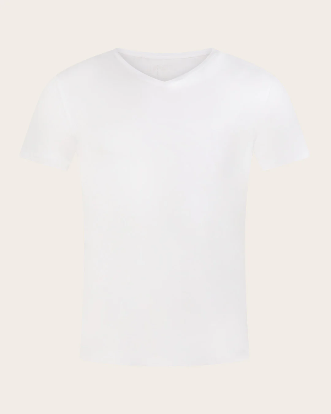 Men's Base Layer V-Neck T-Shirt - White - Image 8