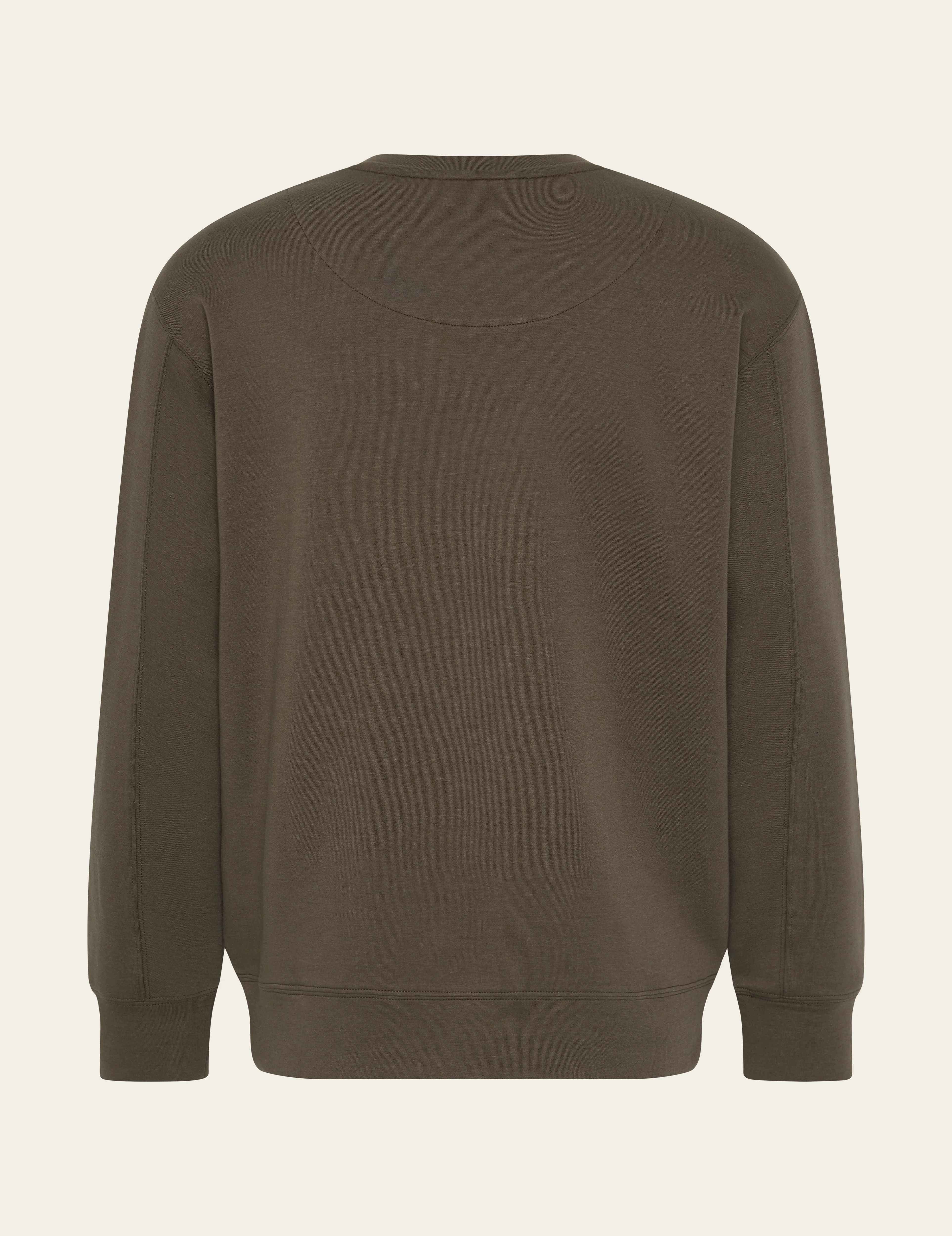 Men's Crew Neck Sweater - Oyster - Image 11