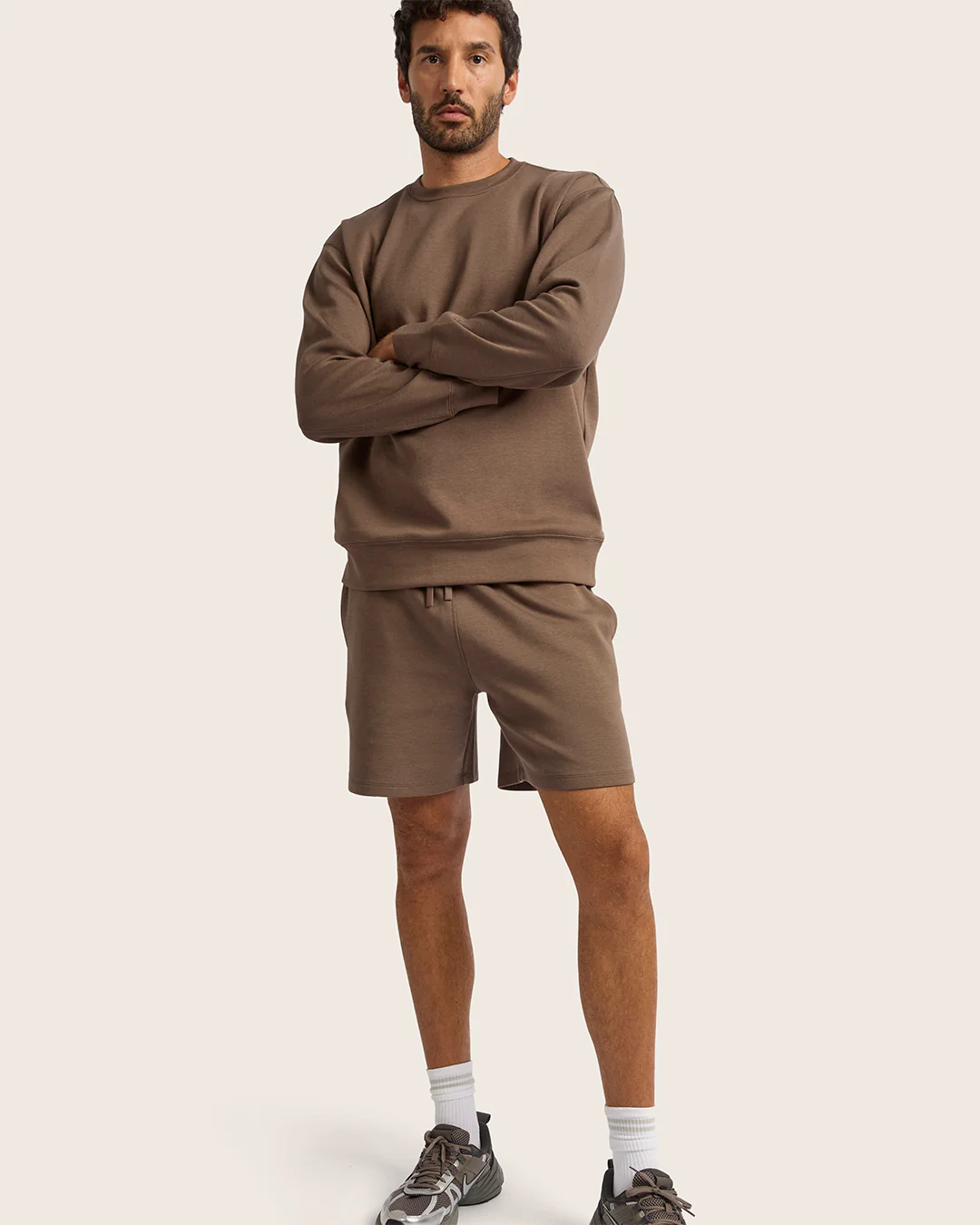Men's Crew Neck Sweater - Oyster - Image 3