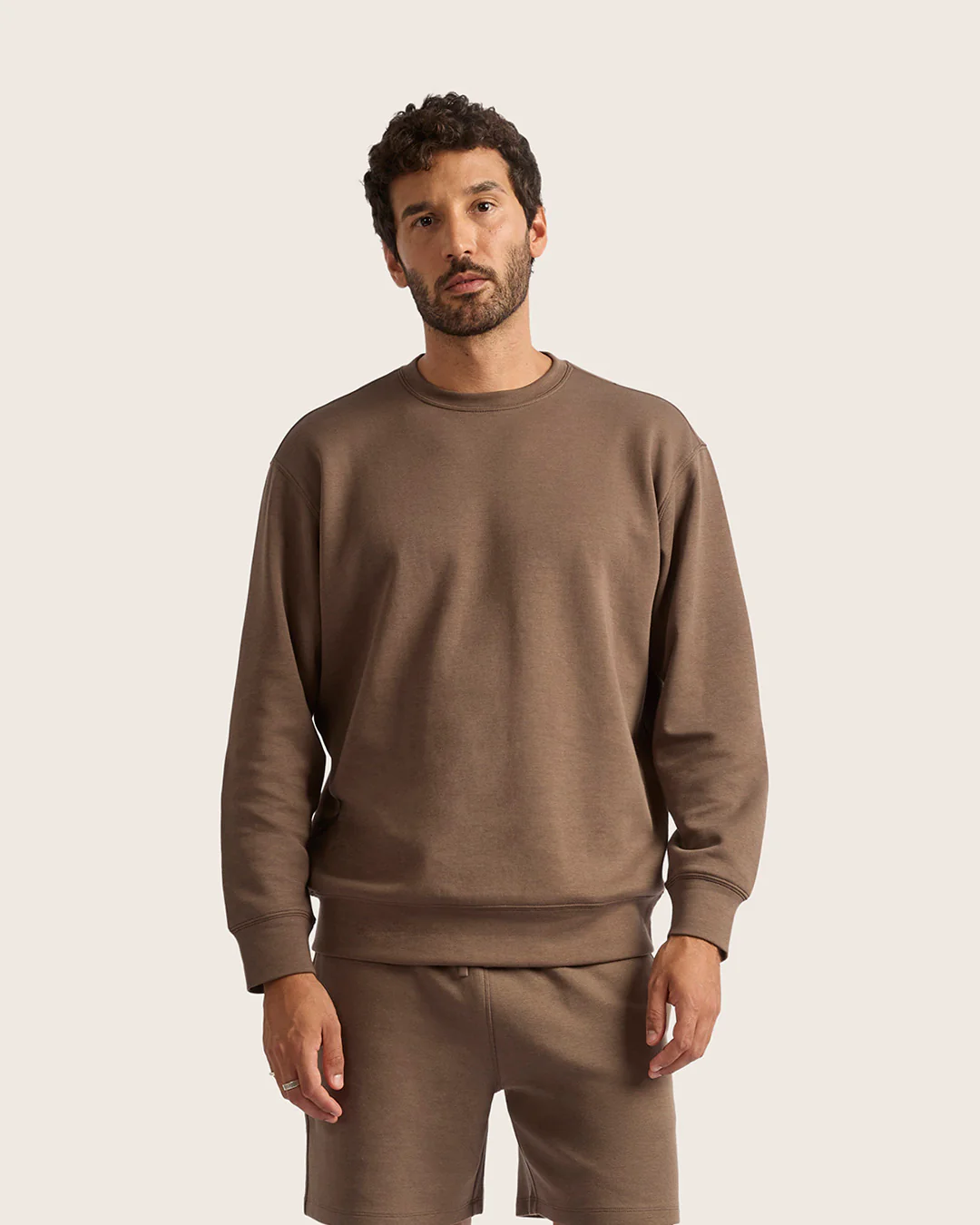 Men's Crew Neck Sweater - Oyster - Image 5