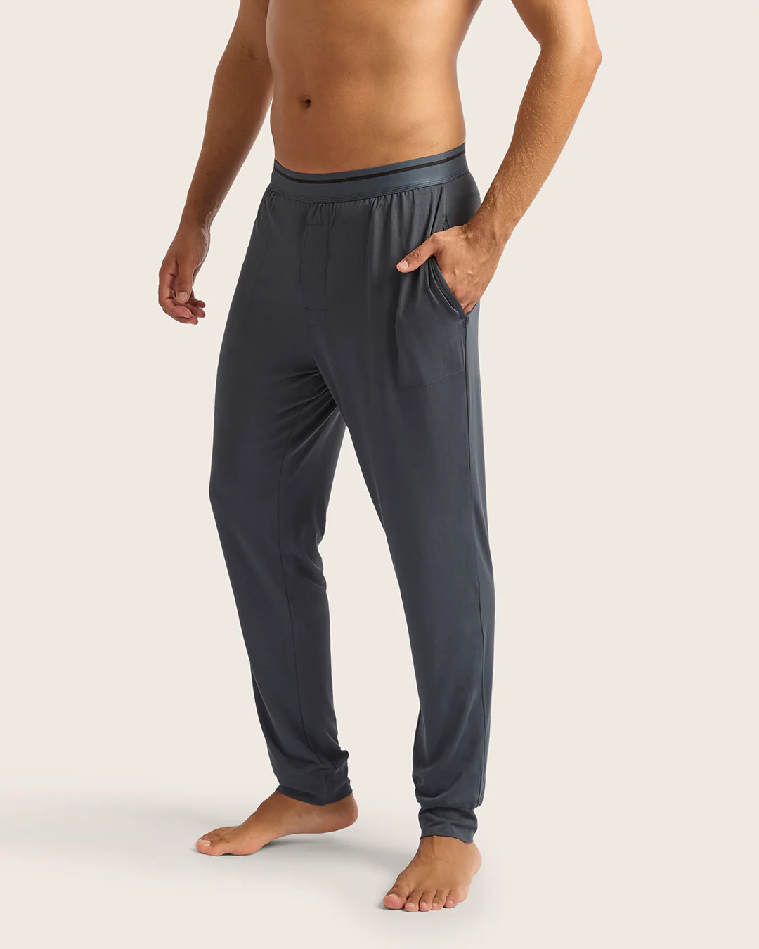 Men's Cuffed Sleep Pants - Storm - Image 3