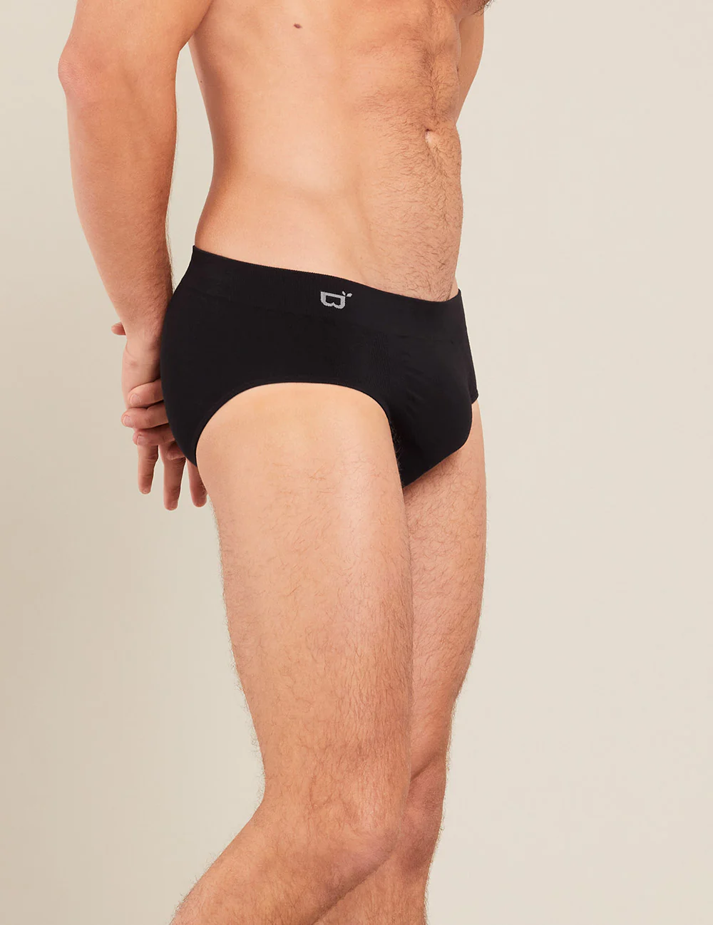 Men's Seamfree Briefs - Black - Image 17