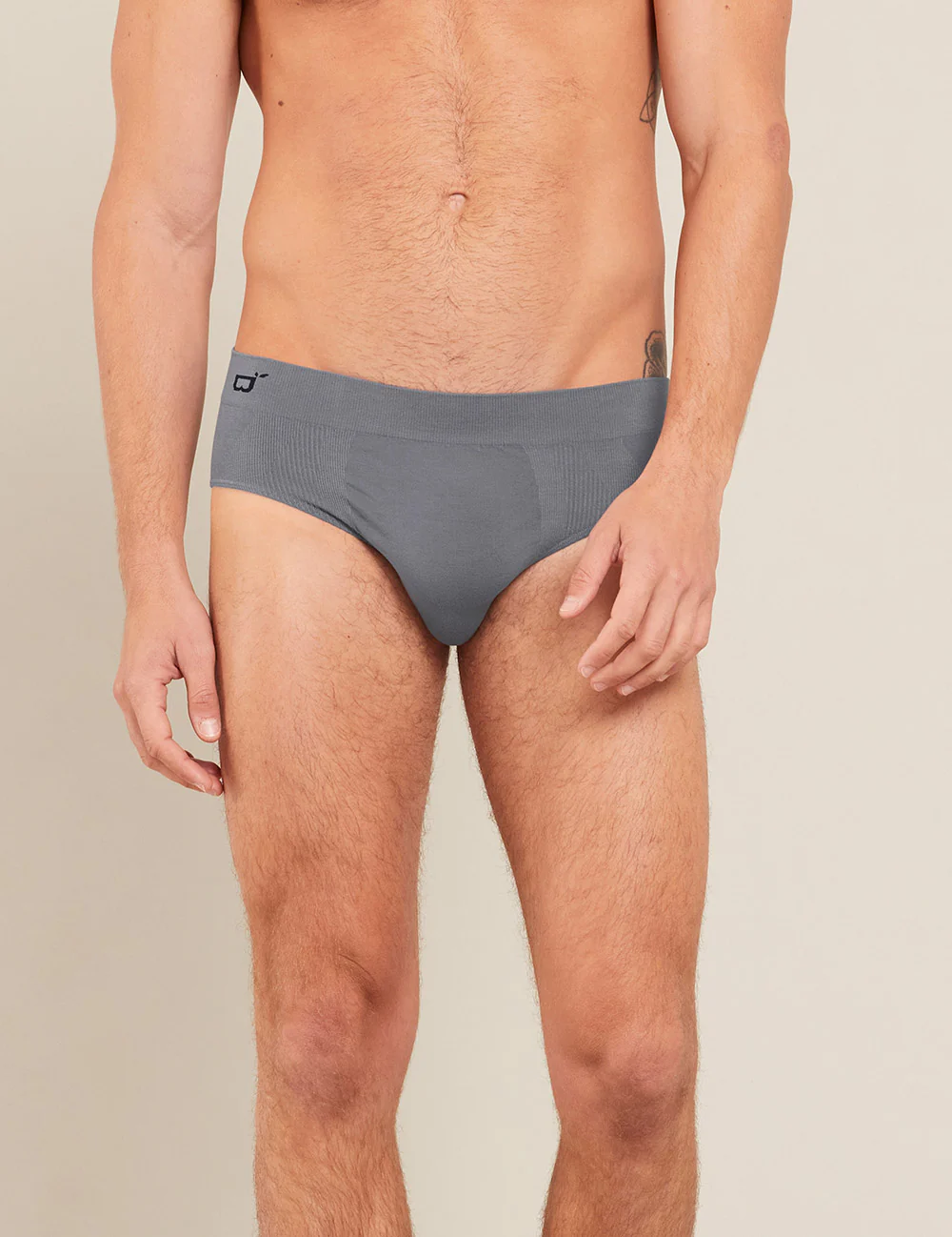 Men's Seamfree Briefs - Black - Image 19