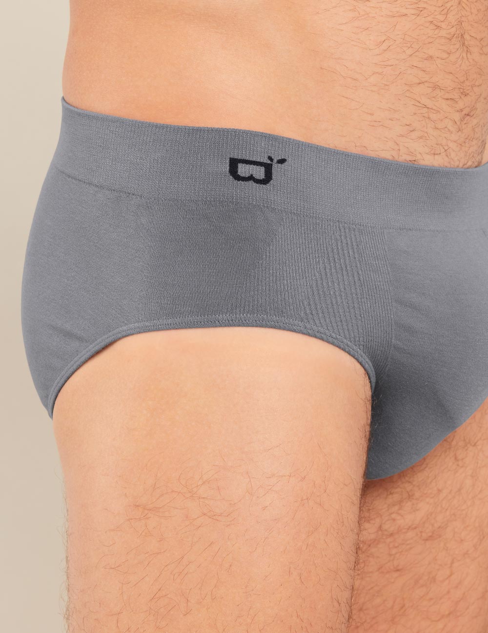 Men's Seamfree Briefs - Black - Image 23